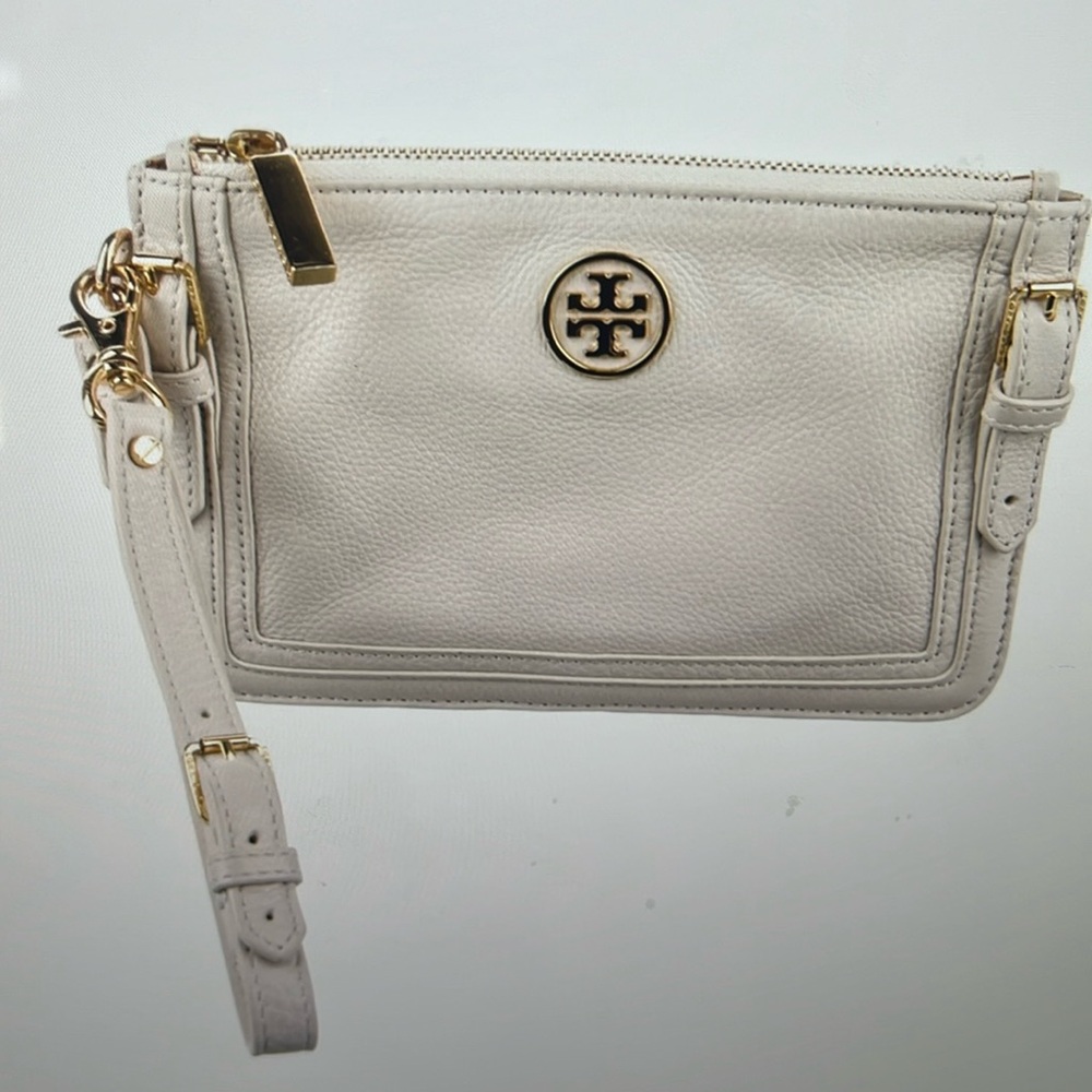 Tory Burch Leather Wristlet
